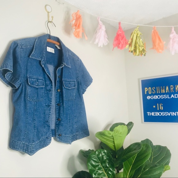 Vintage Retro 90’s Crop Denim Jacket - Picture 4 of 4